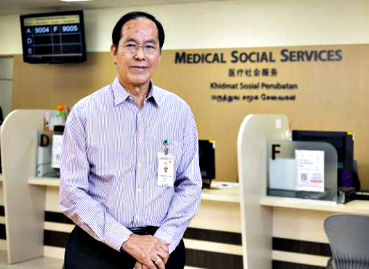  ​Peter Lee joined SGH in 1992 to helm the Medical Social Services
department.