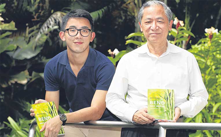  ​shares how he fell into depression after his best friend’s suicide, in a book written by Dr Peter Mack (right), a senior consultant at Singapore General Hospital. Dr Mack said the way to help someone with suicidal thoughts is simply to listen with compassion.