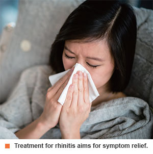 Rhinitis treatment at Singapore General Hospital.